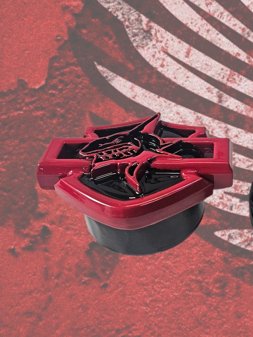 23.5+ Shark Shield themed fuel cap assembly