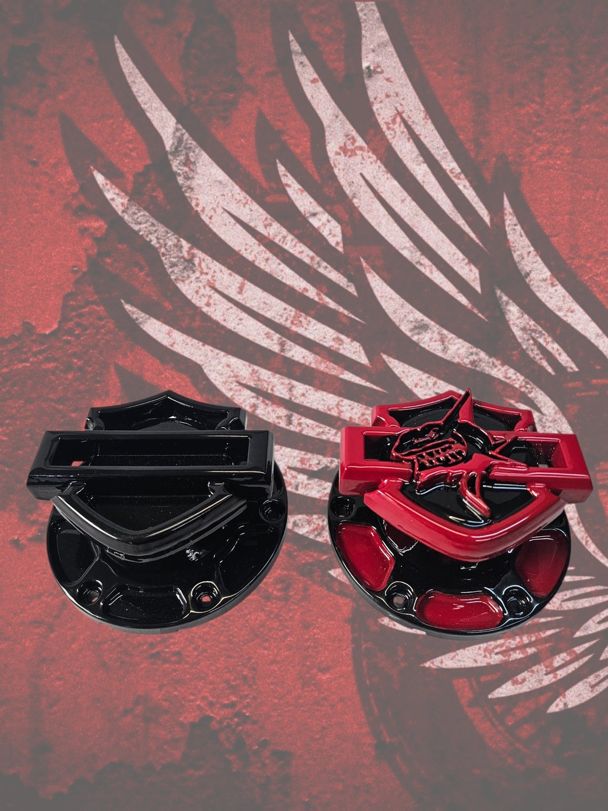 23.5+ Shark Shield themed fuel cap assembly