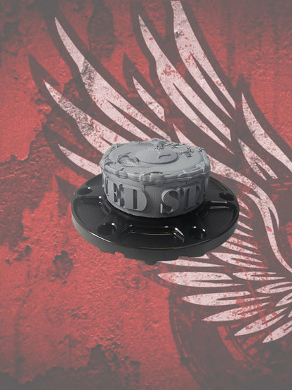 23.5+ USMC themed fuel cap assembly