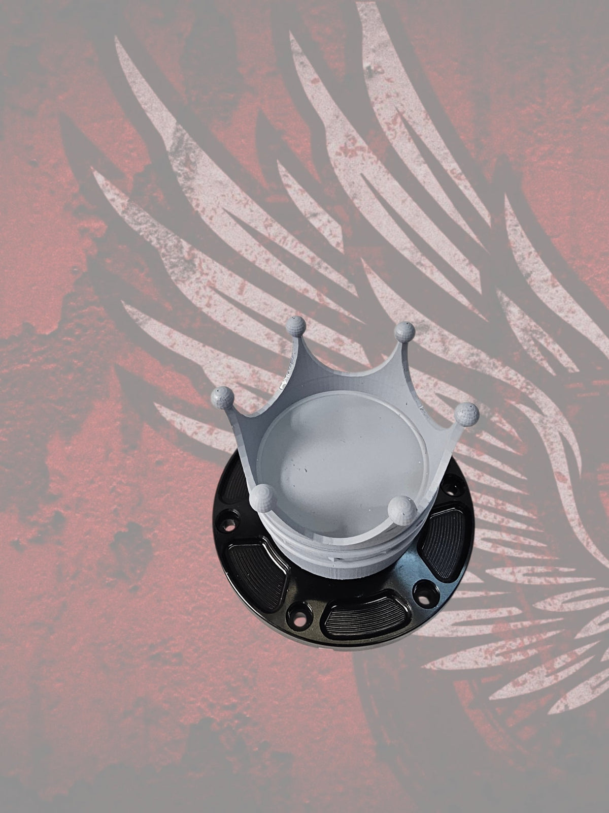23.5+ Crown themed fuel cap assembly