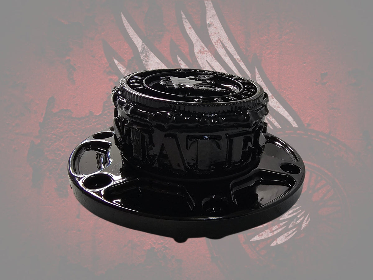 23.5+ Army seal themed fuel cap assembly
