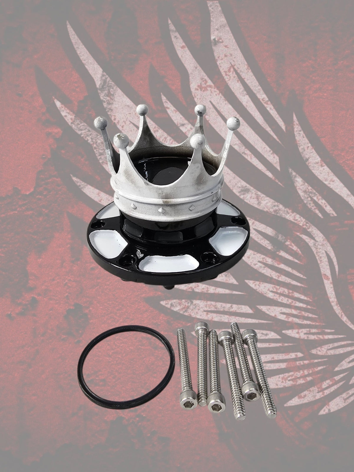 23.5+ Crown themed fuel cap assembly