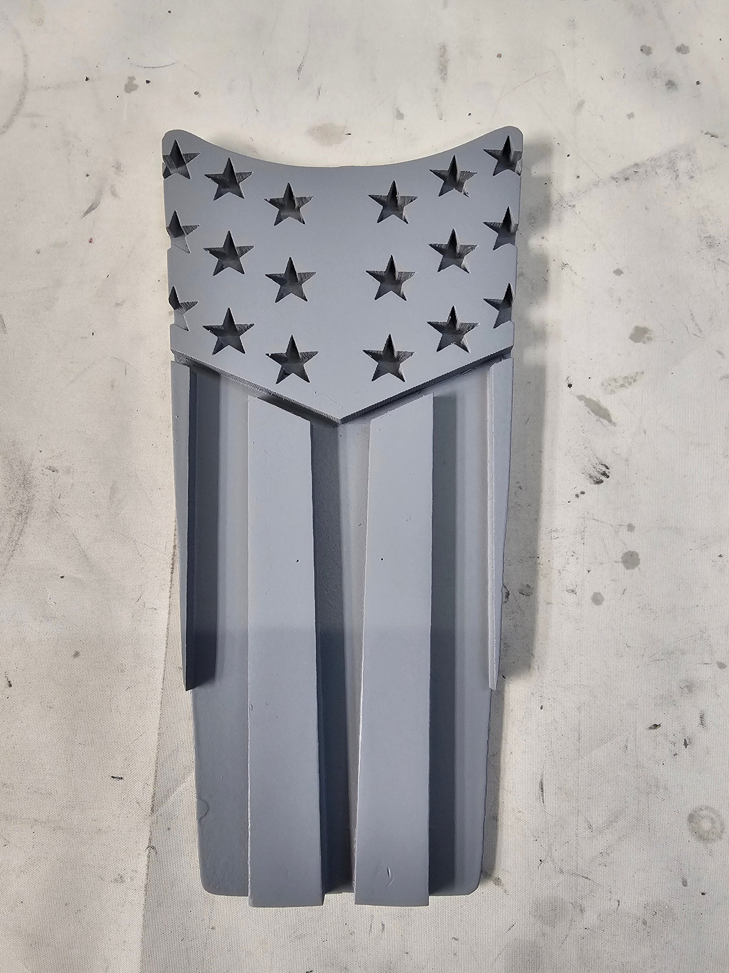 87-07 Touring console insert 3D American Flag