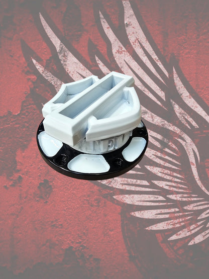 23.5+ Shield themed fuel cap assembly