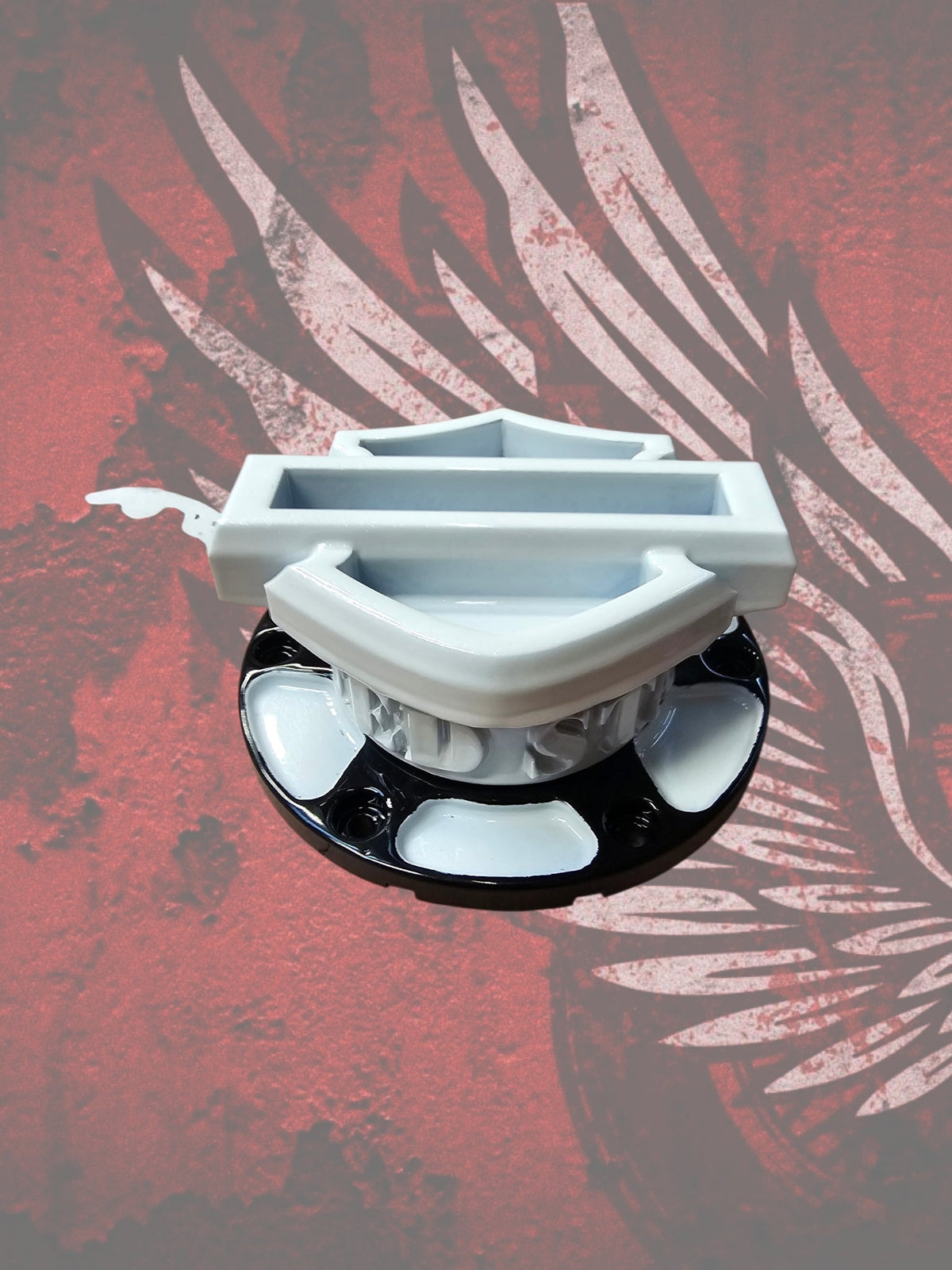 23.5+ Shield themed fuel cap assembly