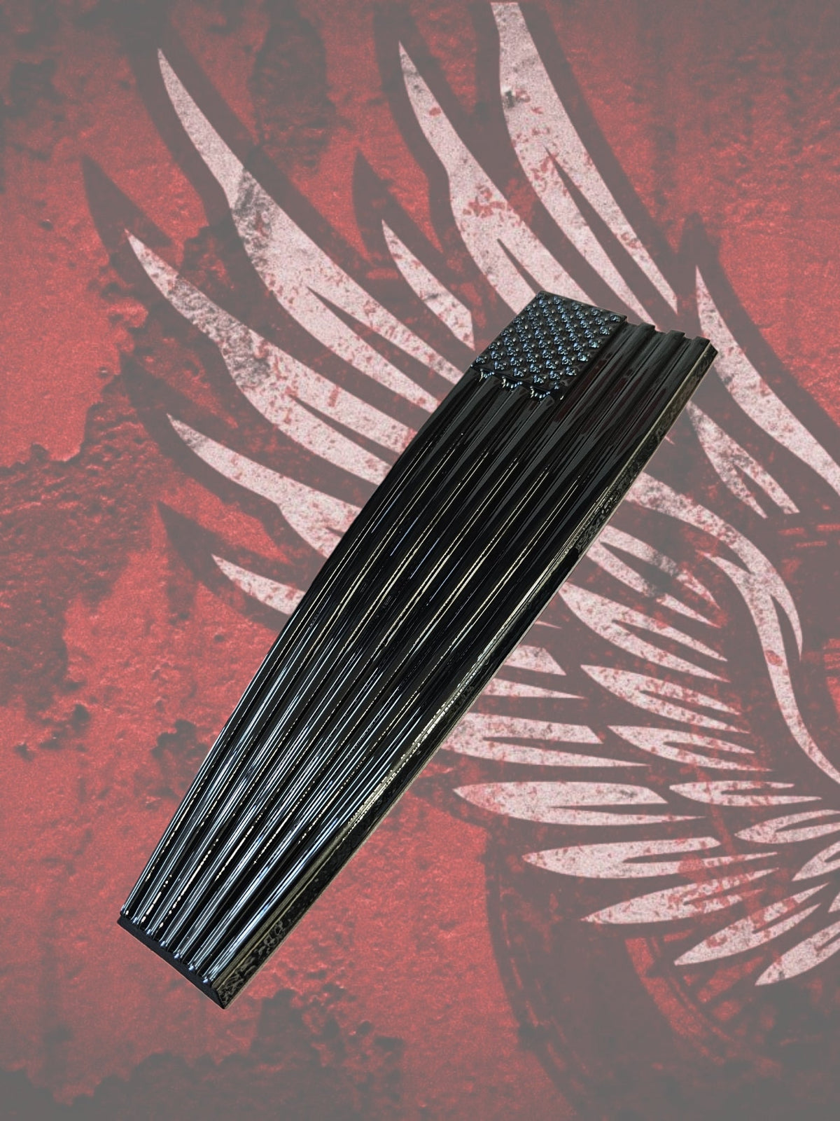 08+ touring console insert American flag