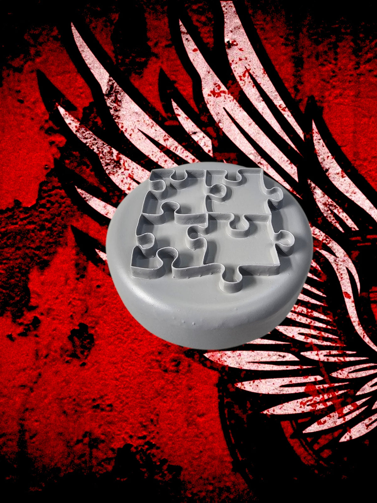 3D autism awareness fuel cap
