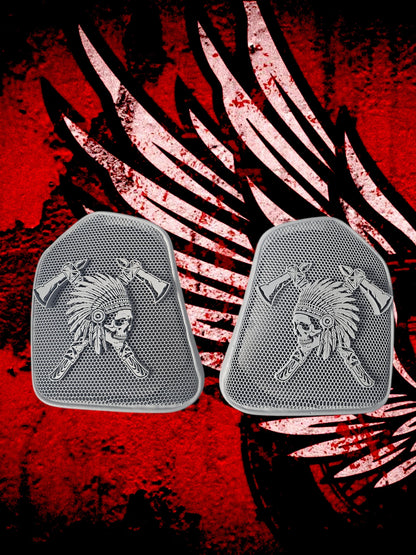 19 to 25+ Indian Challenger warrior themed inner speaker grills set
