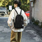 Casual anti-splashing nylon backpack female, backpack neutral large capacity student bag, backpack purse lightweight casual