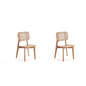 Versailles - Dining Chair With Cane Backrest (Set of 2)
