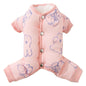 Dog Cotton Coat, Warm And Cute For Autumn And Winter, Fully Printed Bear Four-legged Coat, Small And Medium-sized Bichon Frise Pet Dog Clothes