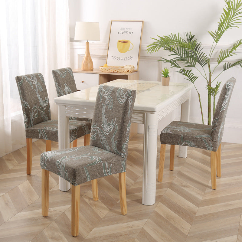 One-piece elastic chair cover computer seat cover