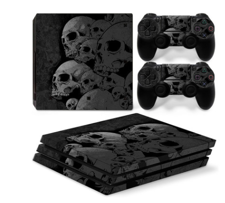 PS4 Pro Anti-Scrape Geometric Pattern Sticker | Durable Protection for Gaming Console