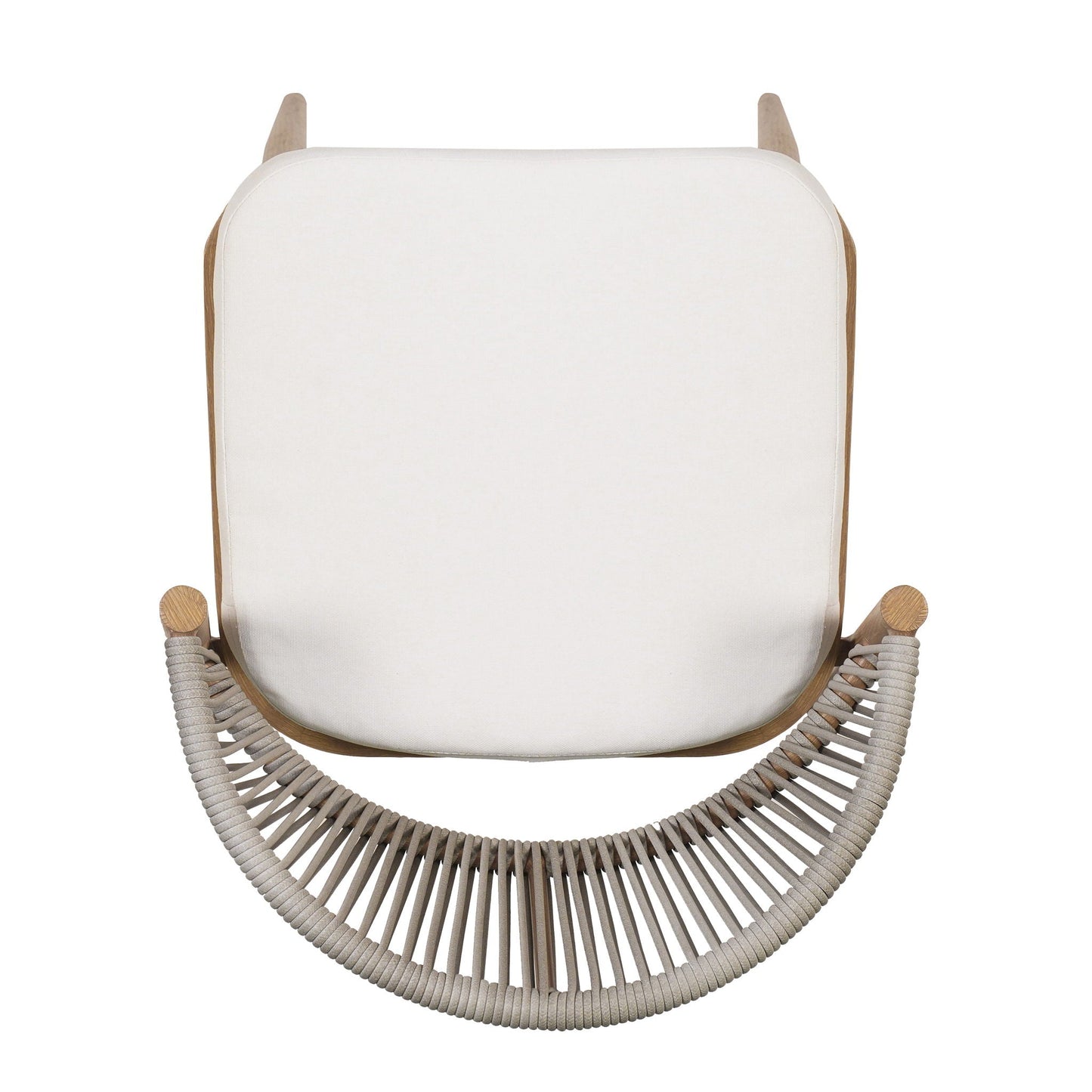 Outdoor Bar Height Metal Frame Counter Stools with Scallop-Shaped Backrest & Water-Resistant Cushions