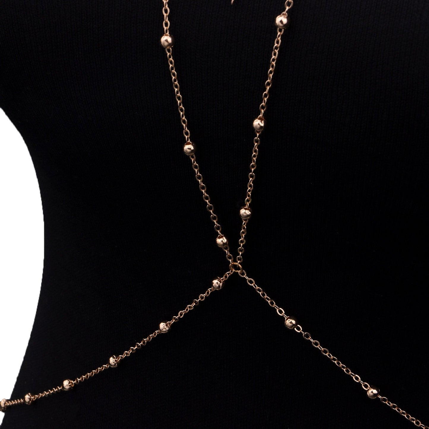 Bikini Bra Body Chains Women Body Round Beads Chain