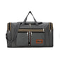 Fitness travel bag, large-capacity folding storage duffel bag, casual Oxford cloth.