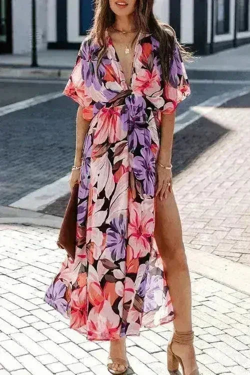 Floral midi dress