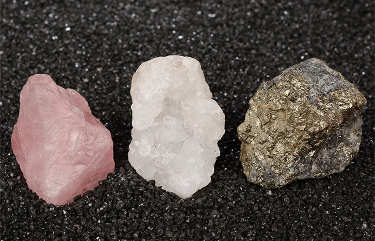 Natural crystal ore mineral gift box
