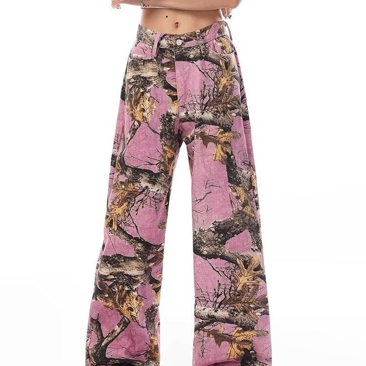 American-style Streetwear Retro Machete Jeans