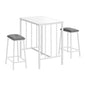 3 Pieces Dining Set, Counter Height, Rectangular, Small, Contemporary & Modern