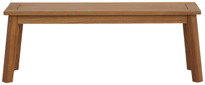 Janiyah - Bench - Light Brown