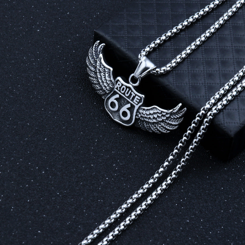 Chain 66 road necklace