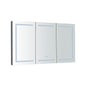 60 x 36 Inch LED Lighted Bathroom Medicine Cabinet