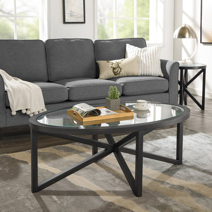 Modern Simple Glass Coffee Table