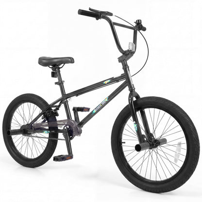 20 Inch BMX Trick Bike with 360° Steering for Kids & Teens