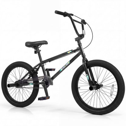 20 Inch BMX Trick Bike with 360° Steering for Kids & Teens