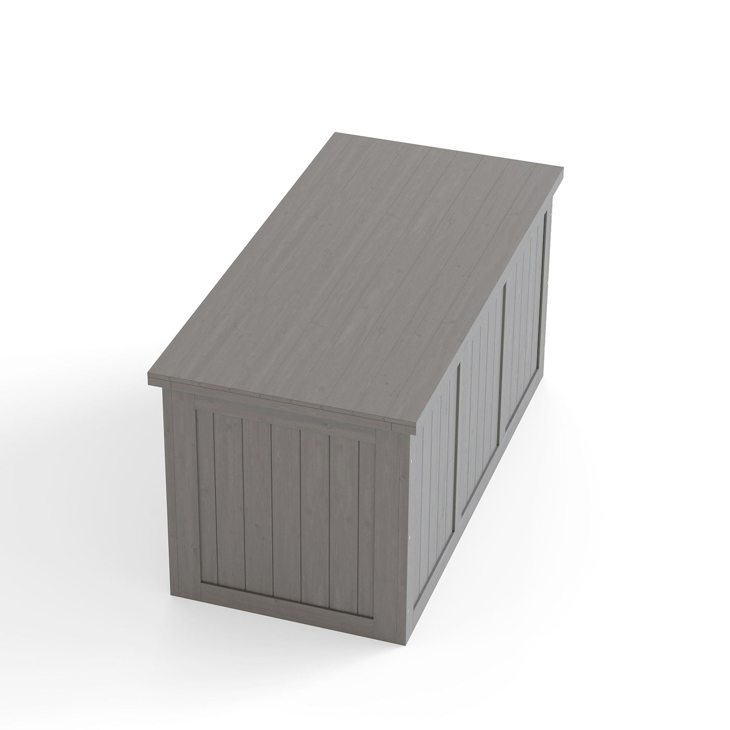 Outdoor Deck Box, Storage With Seat & Table Top