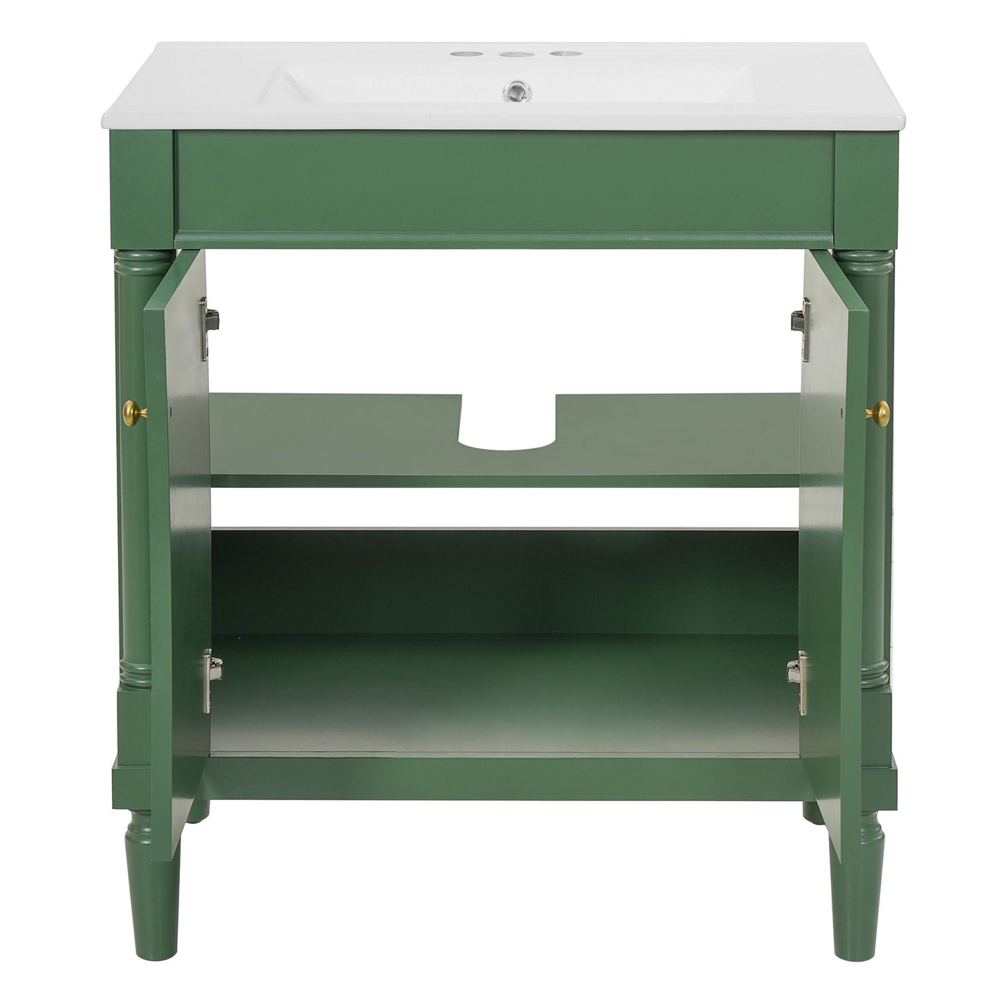 Bathroom Vanity Cabinet With Sink, Soft Close Doors, Storage Cabinet