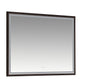 60 x 48 Inch LED Bathroom Mirror with Aluminum Frame
