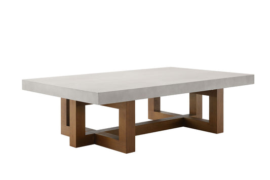 Keven Faux Concrete Top Table