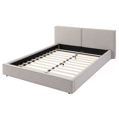 Modern Tufted Queen Size Upholstered Platform Bed Frame