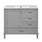 Traditional Bathroom Vanity Set With Soft Close Doors