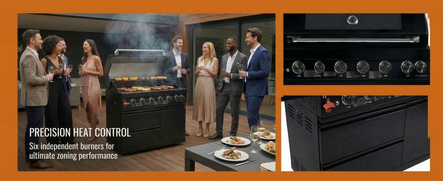 43-Inch Stainless Steel BBQ Grill
