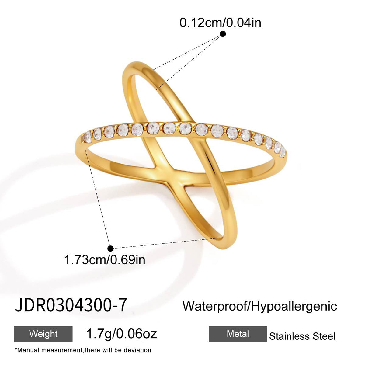 Interlocking Zircon Ring Collection