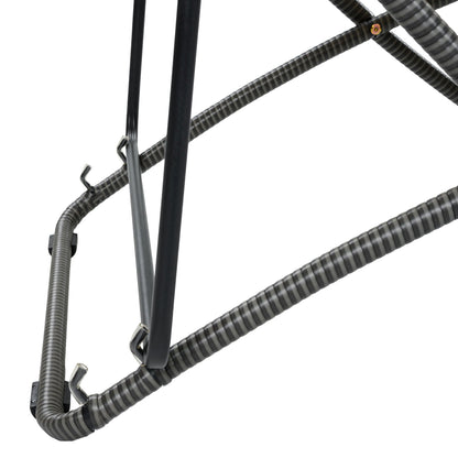 Outdoor Folding Chair With Adjustable Backrest (Set of 2)