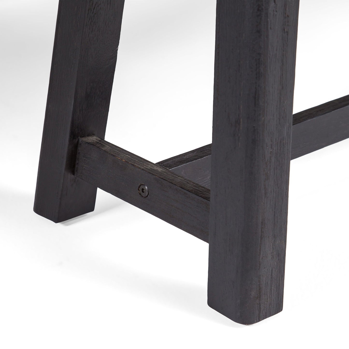 Cloud Outdoor Bench With Acacia Wood Frame And Slat Panel Design