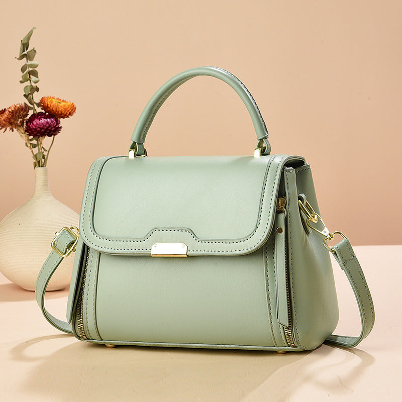 Solid-color Single-shoulder Crossbody Bag Versatile And Stylish