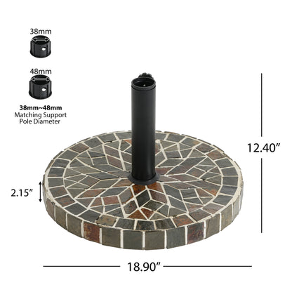 Enzo Tile Round Umbrella Base