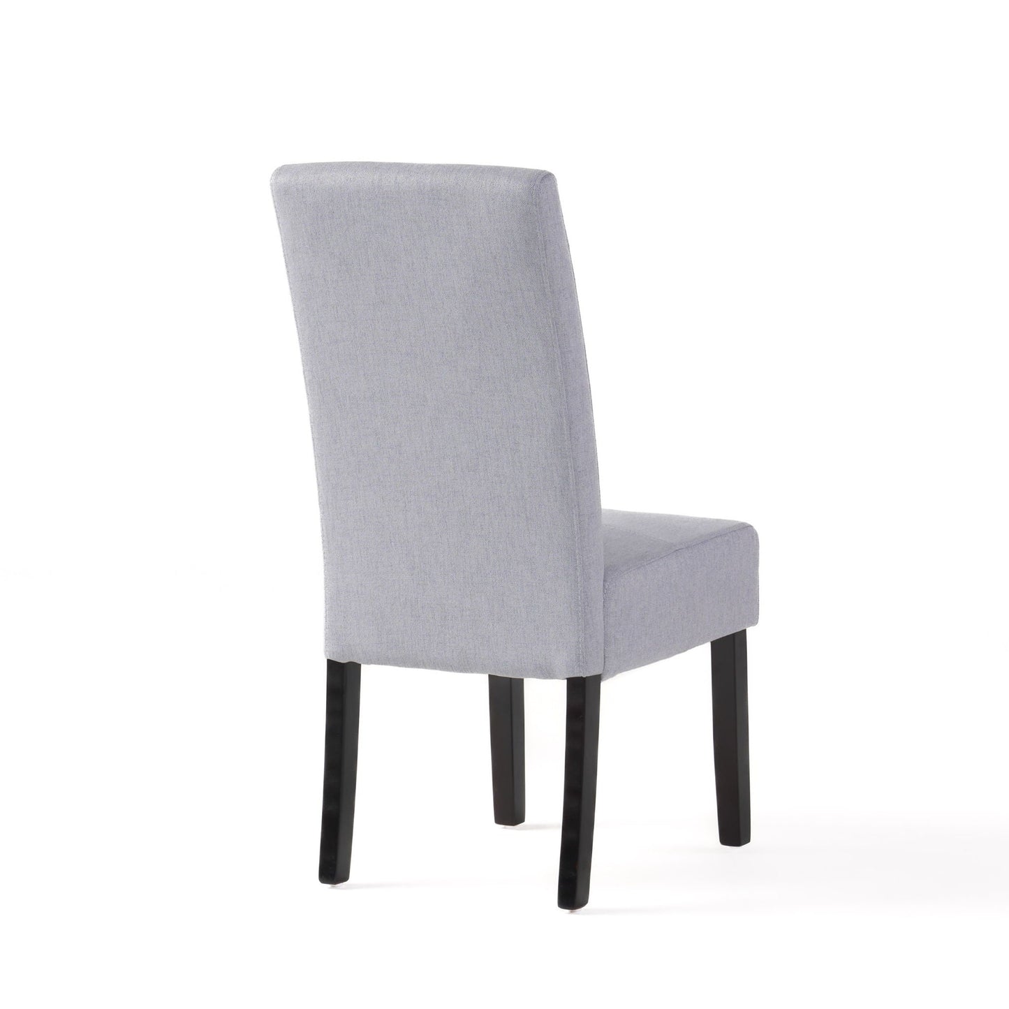 Amaranthine Upholstered Dining Chair With High Back And Wood Legs (Set of 2) - Light Gray
