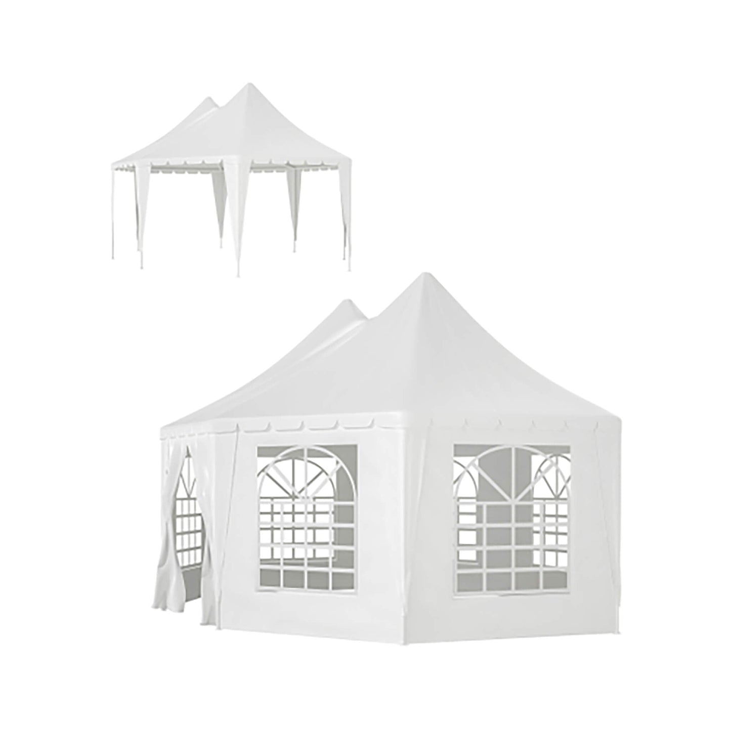 [20X15FT] Extra-Large Heavy-Duty Outdoor Waterproof Party And Wedding Tent With Steel Frame (SAK07645)