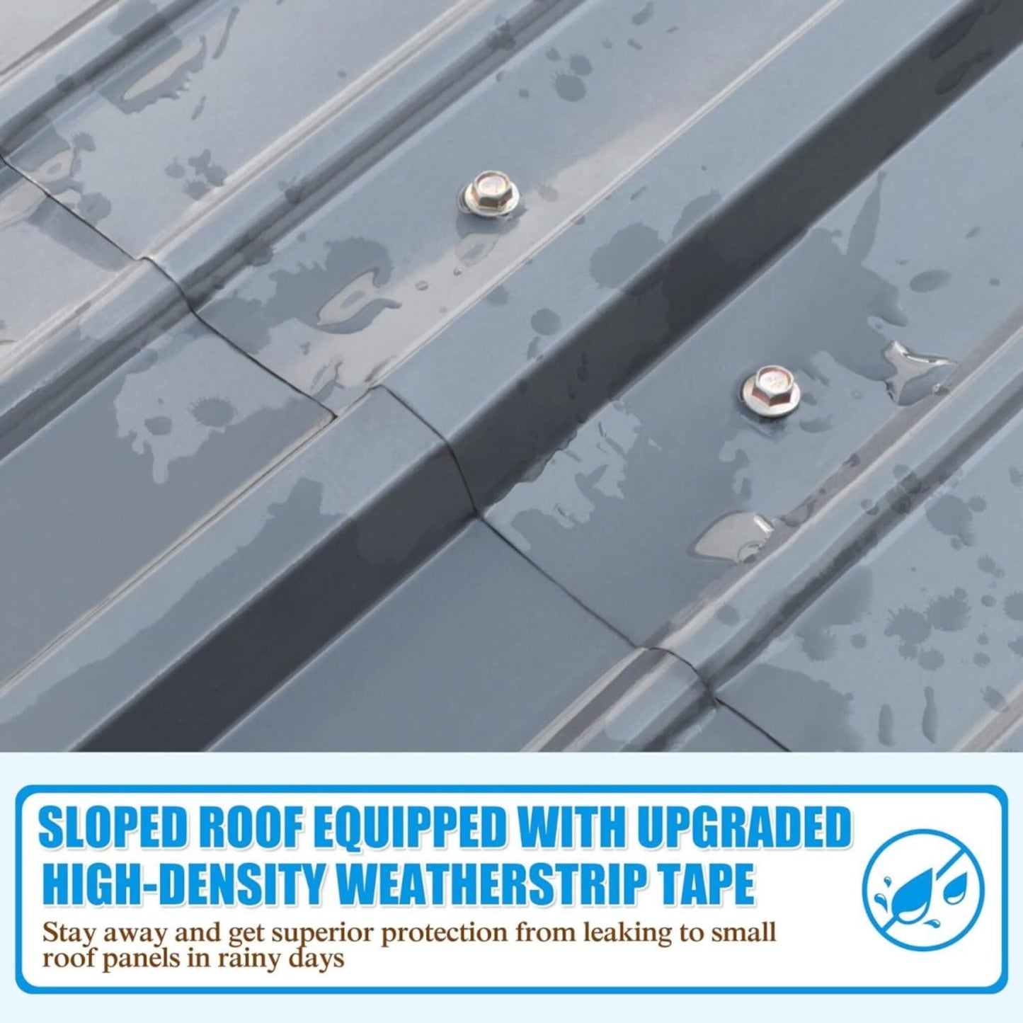 [20X20FT] Alora Extra Large Premium Heavy-Duty Outdoor Metal Carport Shelter (SAK97425)