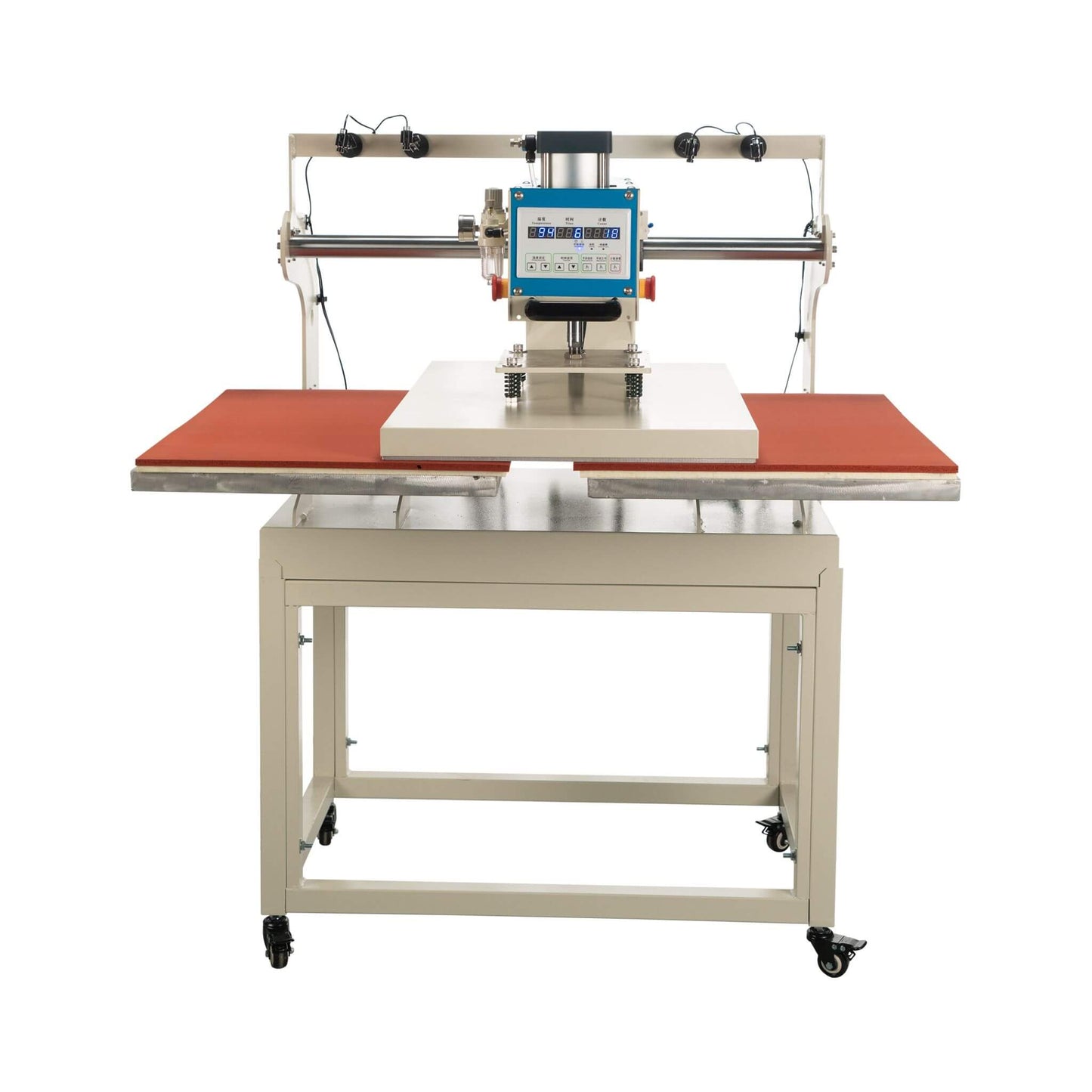 [20X28-Inch] Industrial Pneumatic Dual Platen Press With Infrared Positioning (SAK31028)