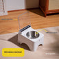Pet Cat Bowl Feeder Automatic Lid-opening