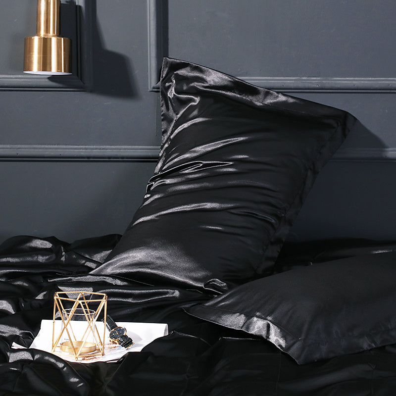 Solid color pillow cover