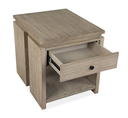 Conrad - Rectangular End Table - Stone Harbor Gray