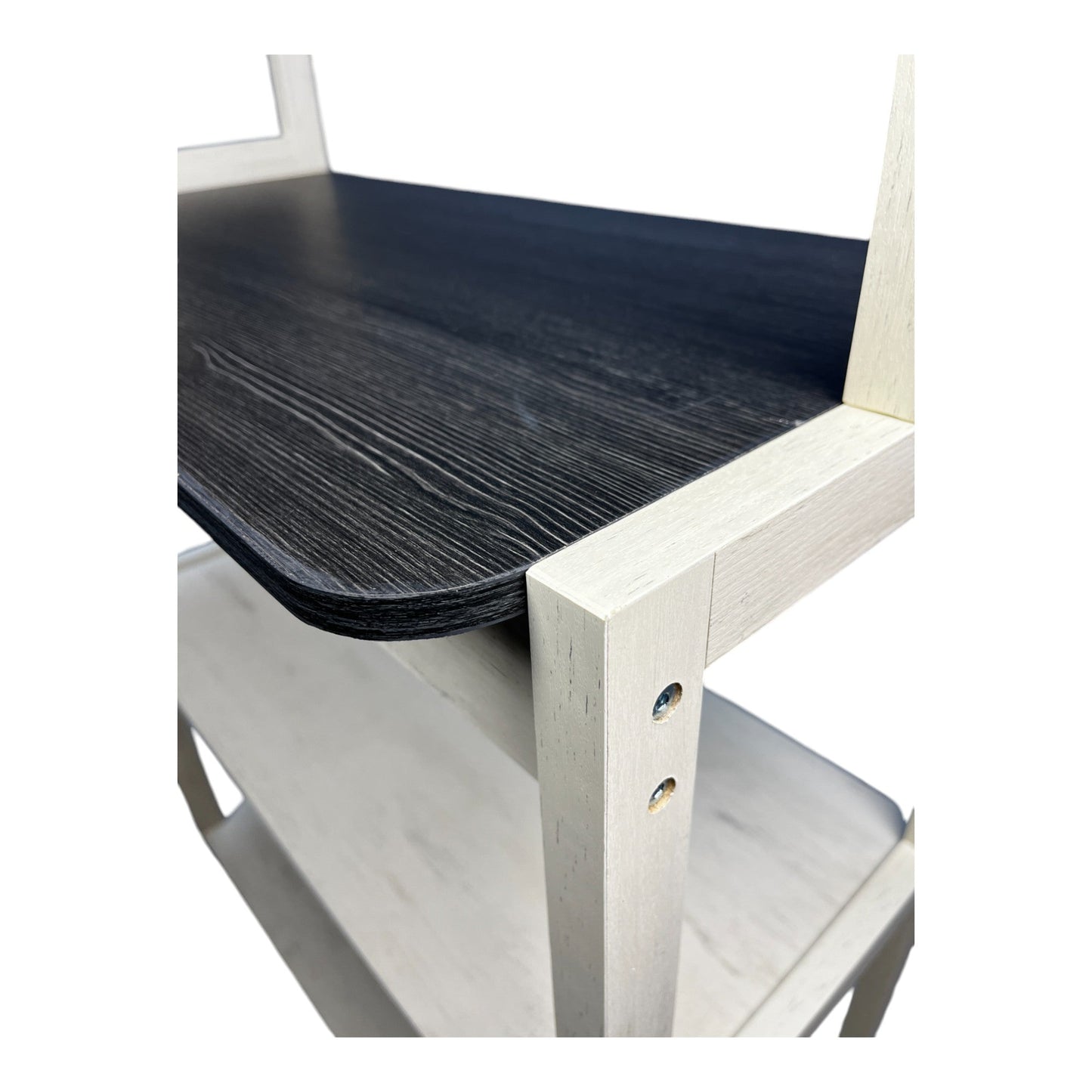 31.5" Baker's Rack in White and Black